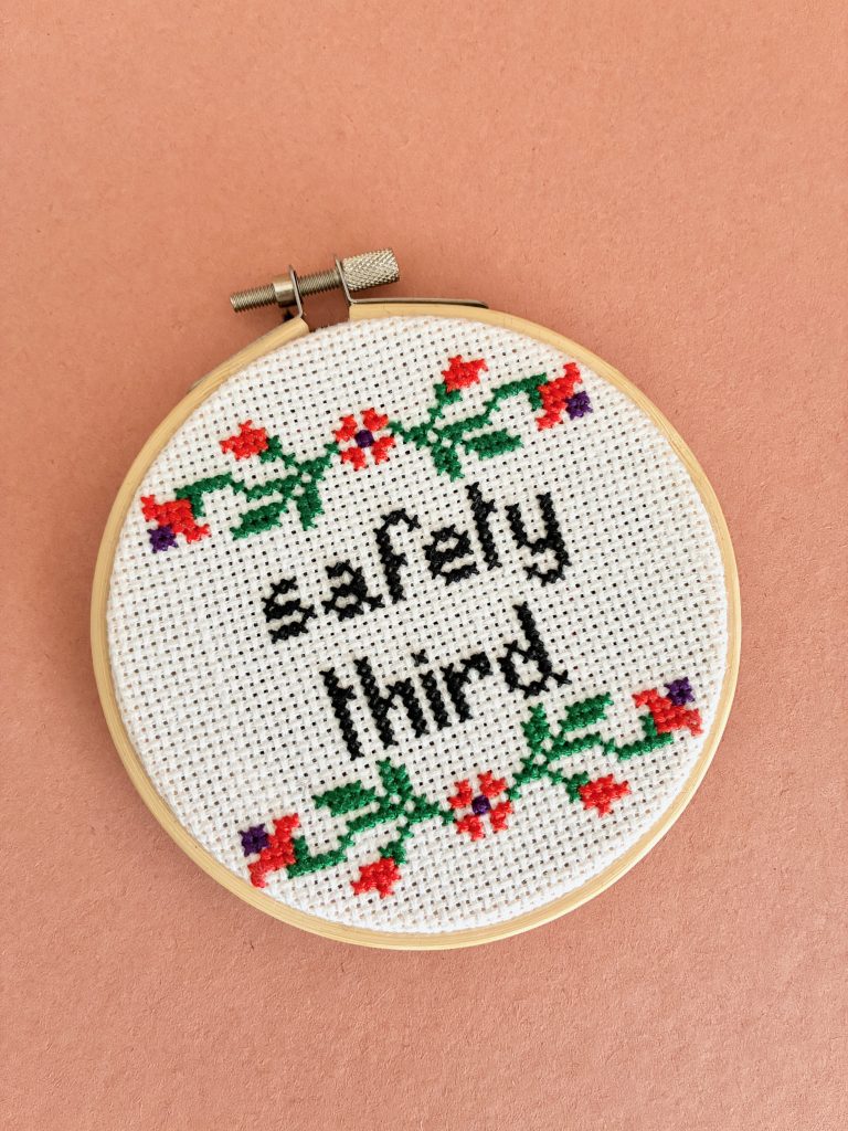 Safety Third Cross Stitch