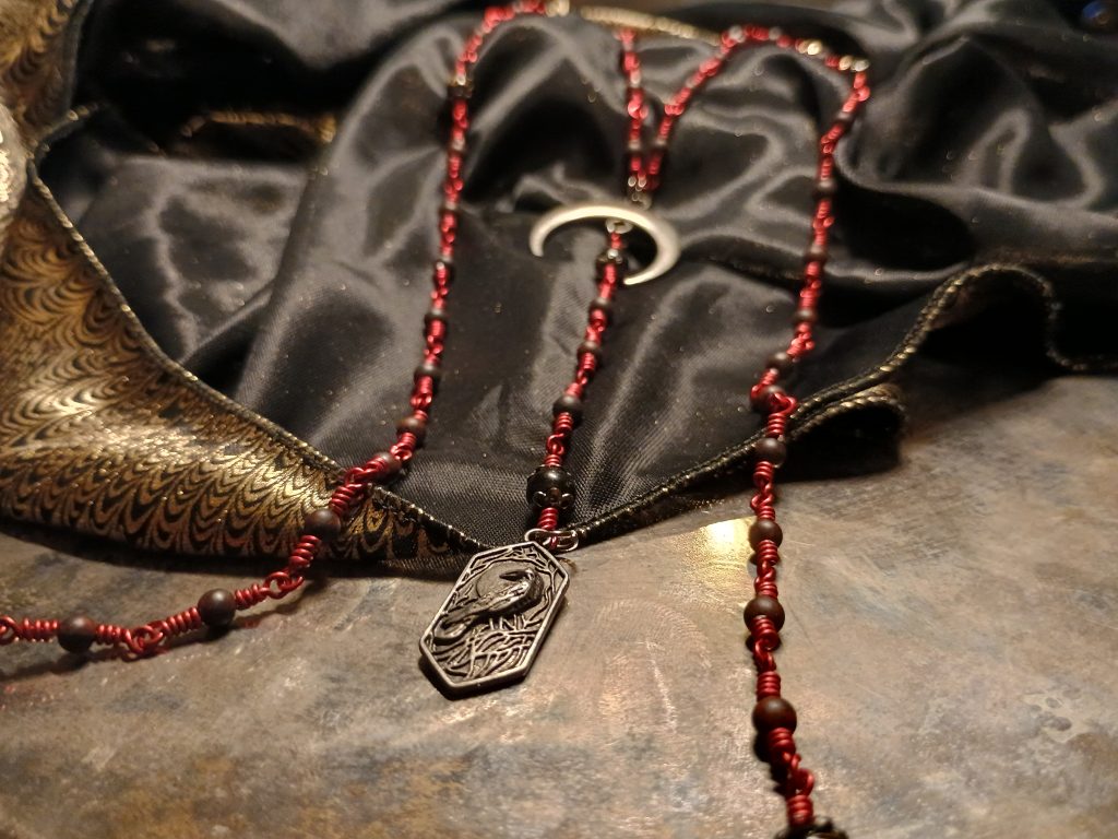 Morrigan Full Rosary Necklace