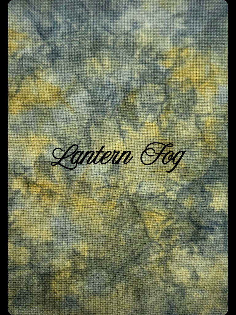 Lantern Fog (14, 16 & 18 count Hand-dyed Aida Cloth) MADE TO ORDER