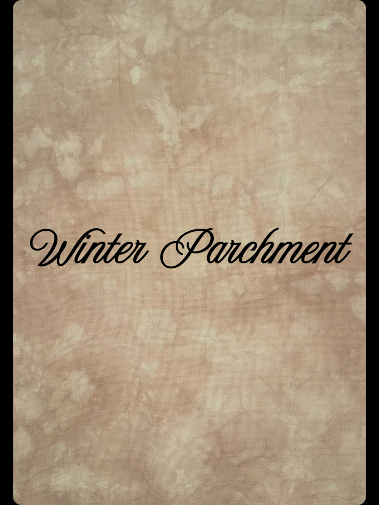 Winter Parchment (14, 16 & 18 count Hand-dyed Aida Cloth) MADE TO ORDER