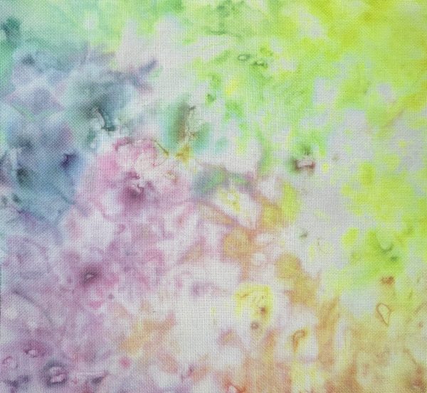 Electric Meadow (14, 16 & 18 count Hand-dyed Aida Cloth) MADE TO ORDER - Image 4